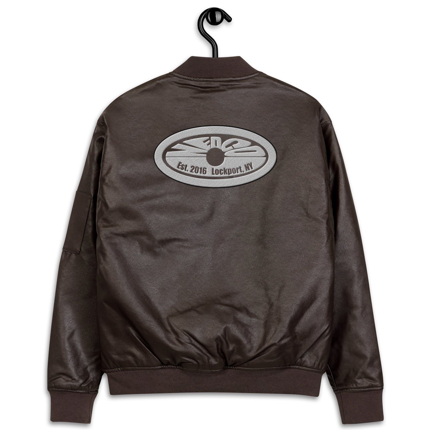 Leather Bomber Jacket