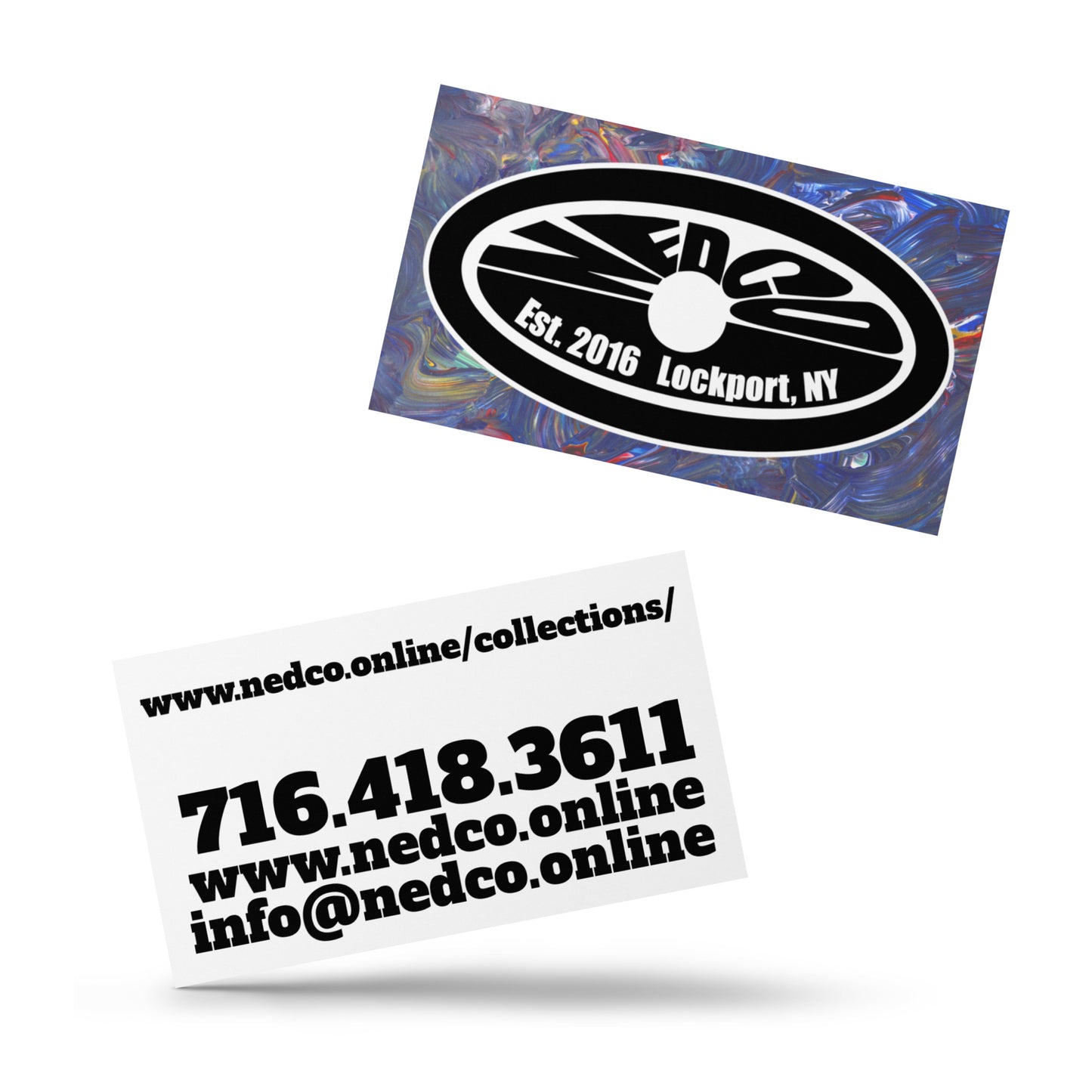 Set of business cards