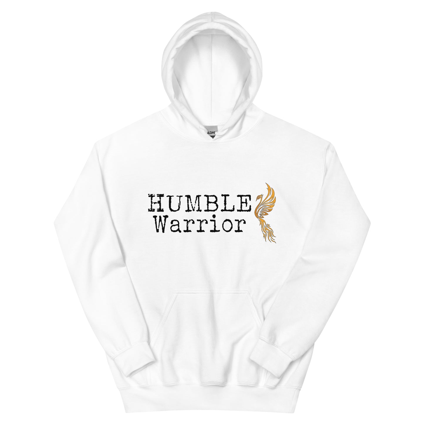 Humble Warrior White Pullover Hoodie