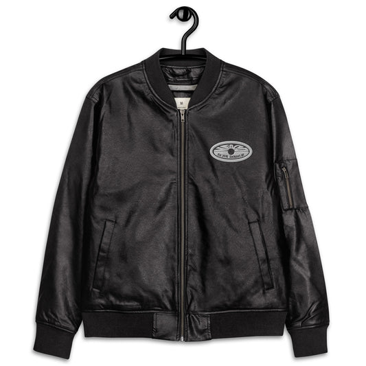 Leather Bomber Jacket